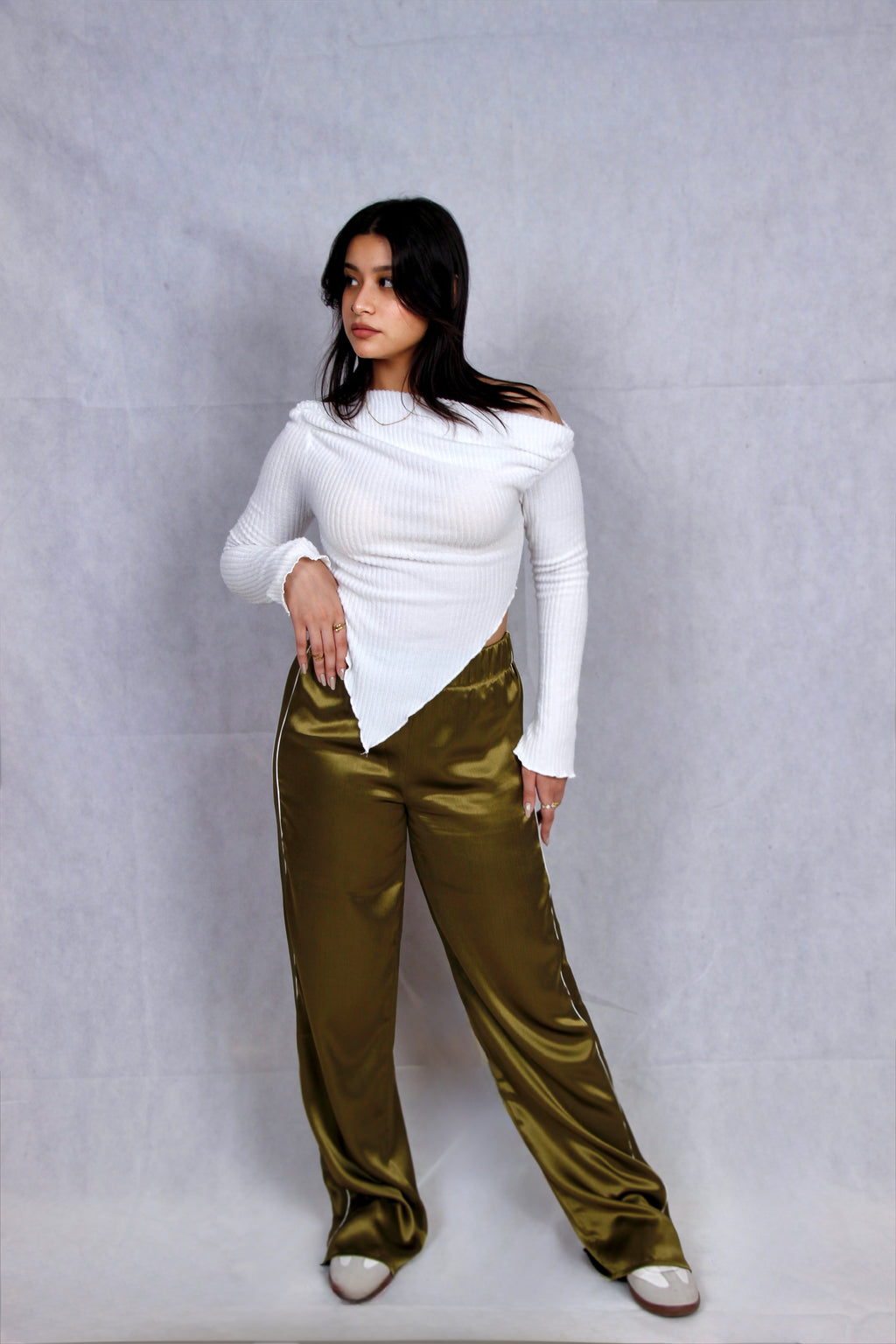 Satin pants