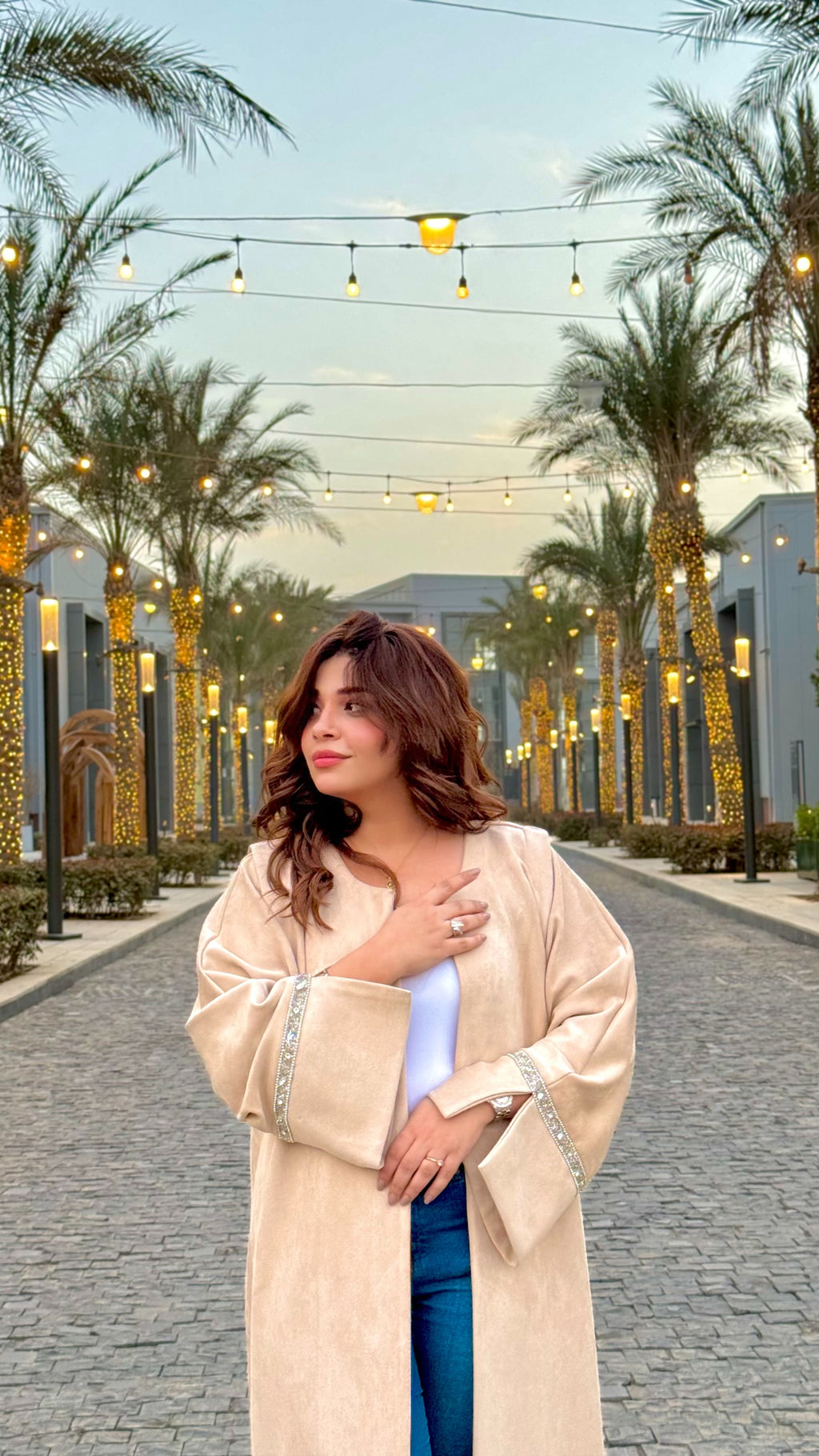 Suede Kaftan