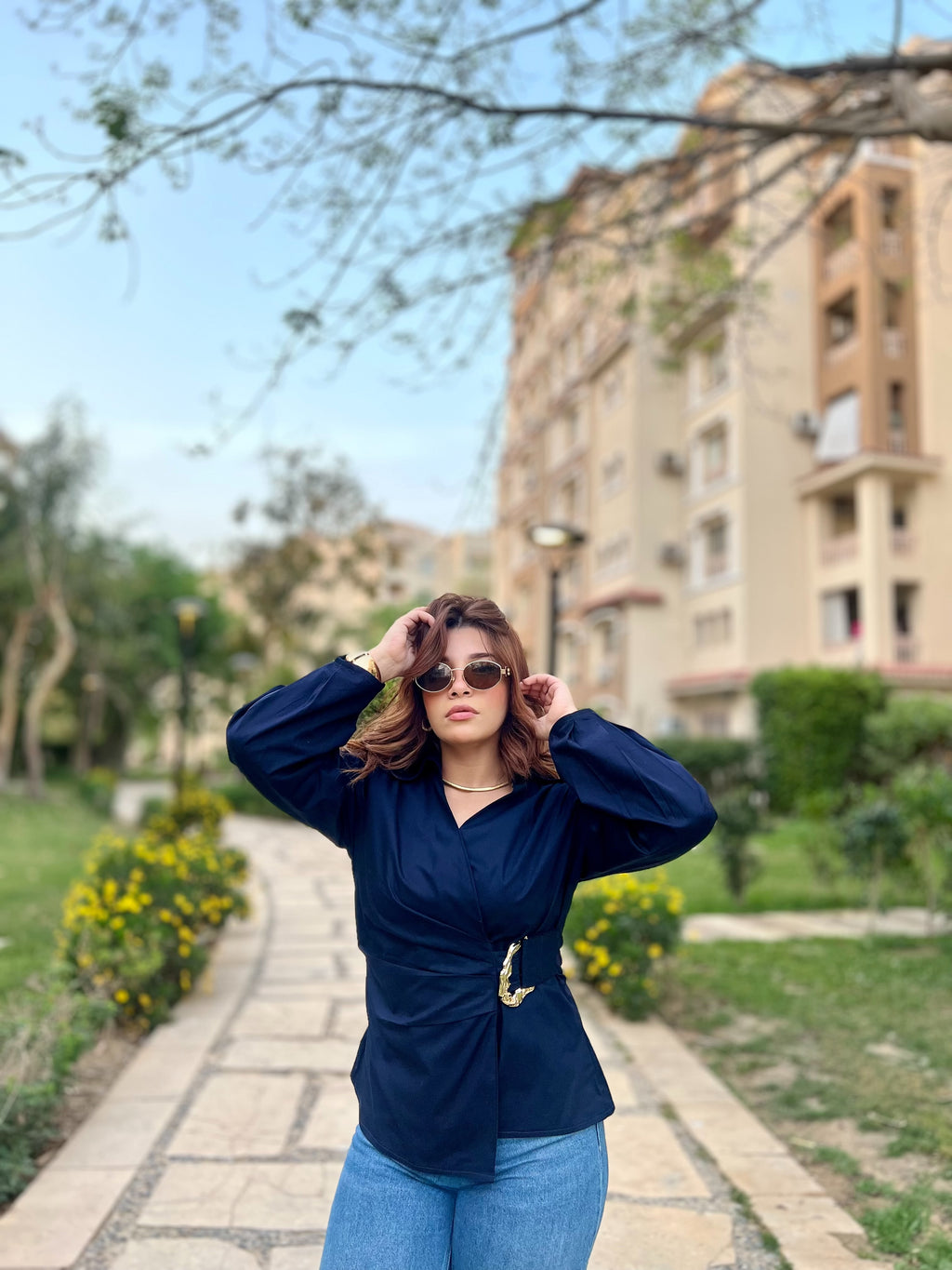 Waist Fit Blouse