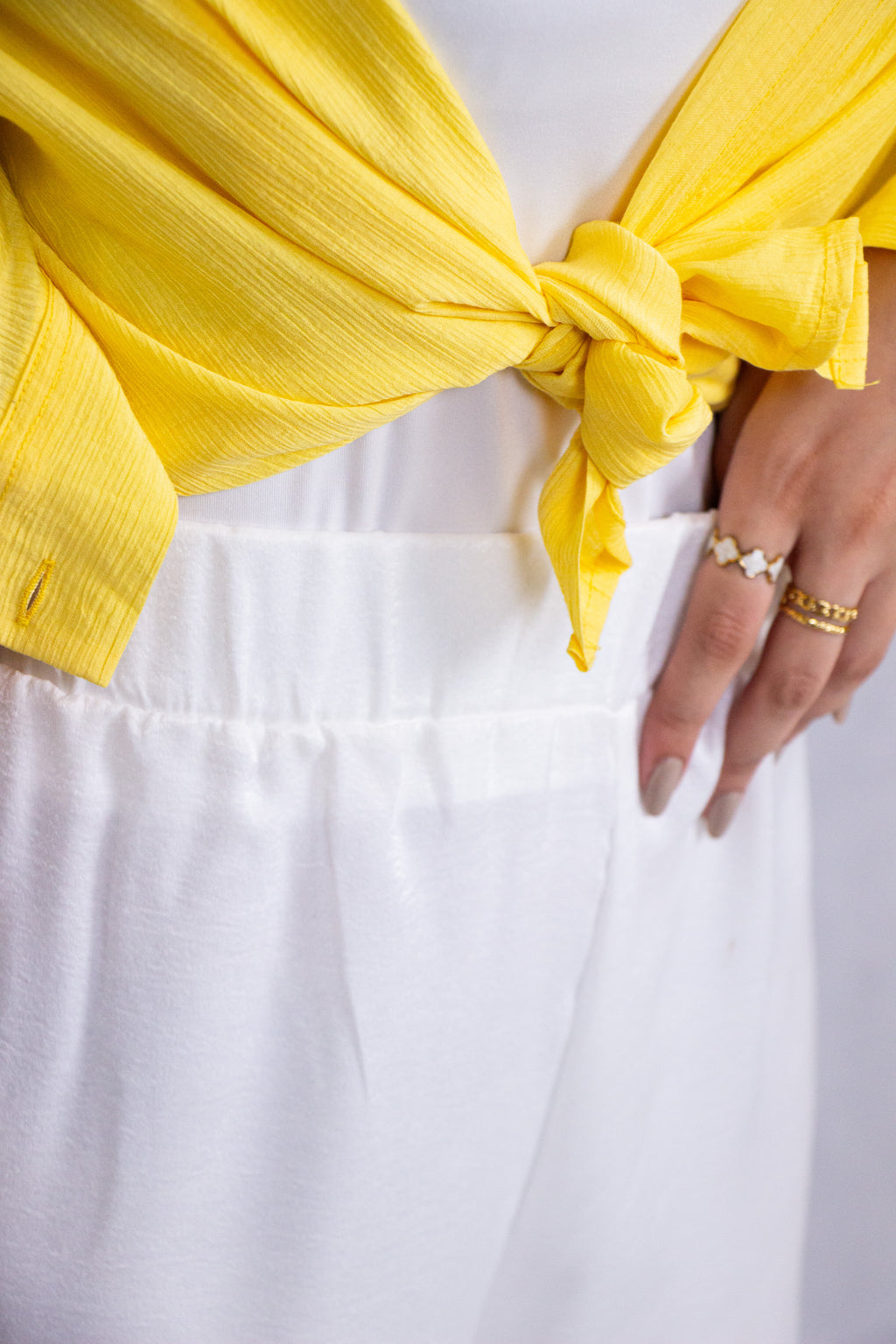 White Cover-Up Pants