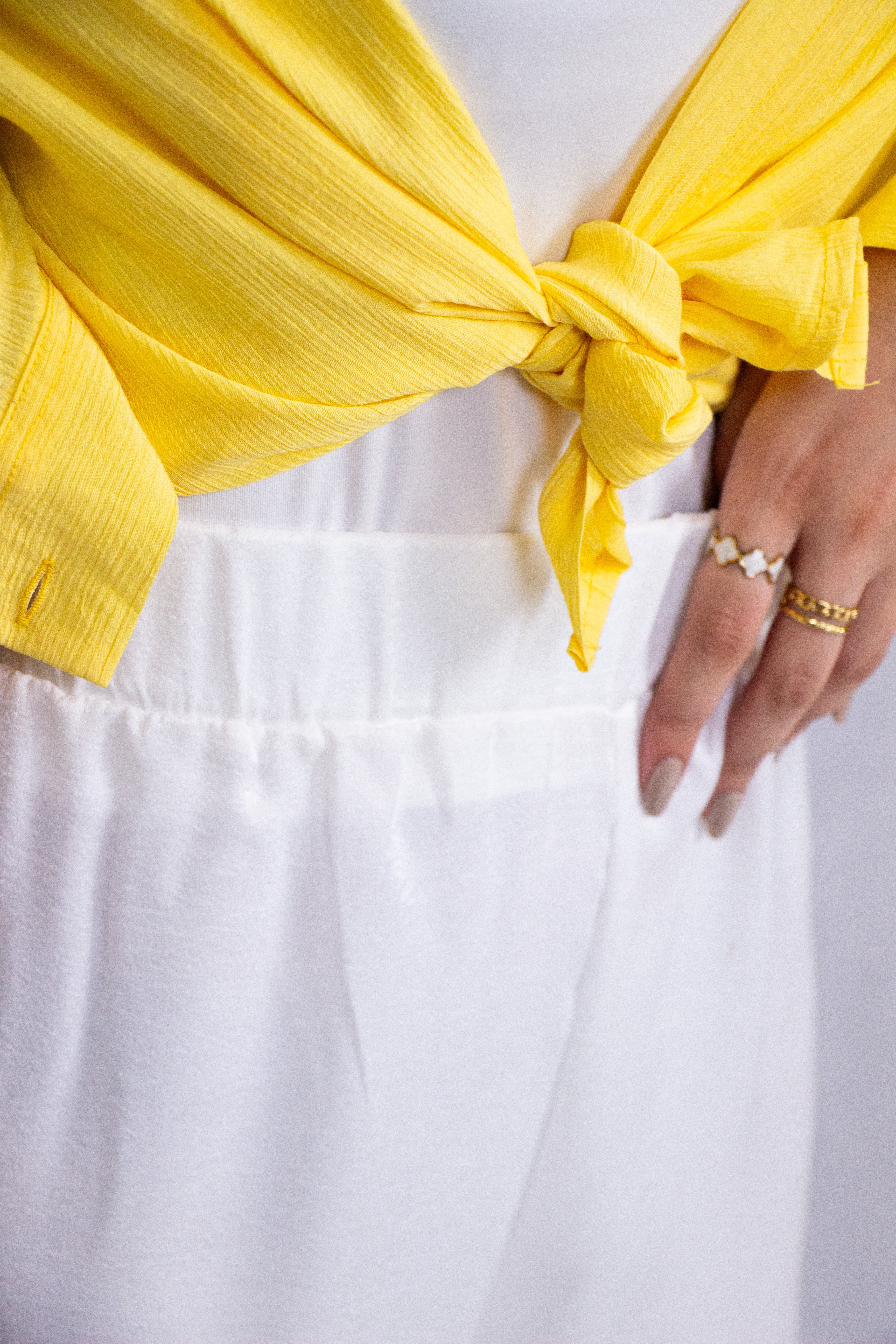 White Cover-Up Pants