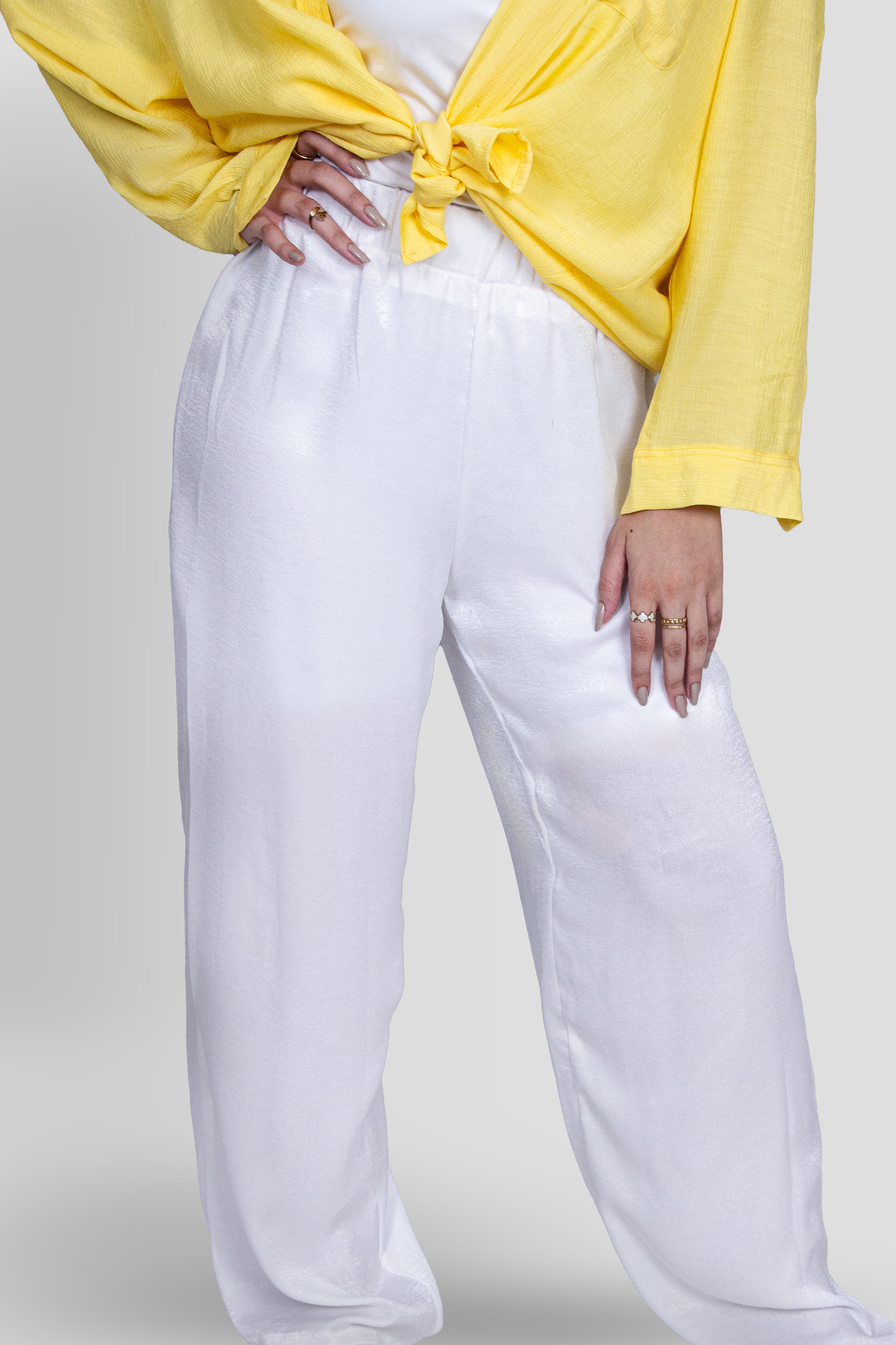 White Cover-Up Pants