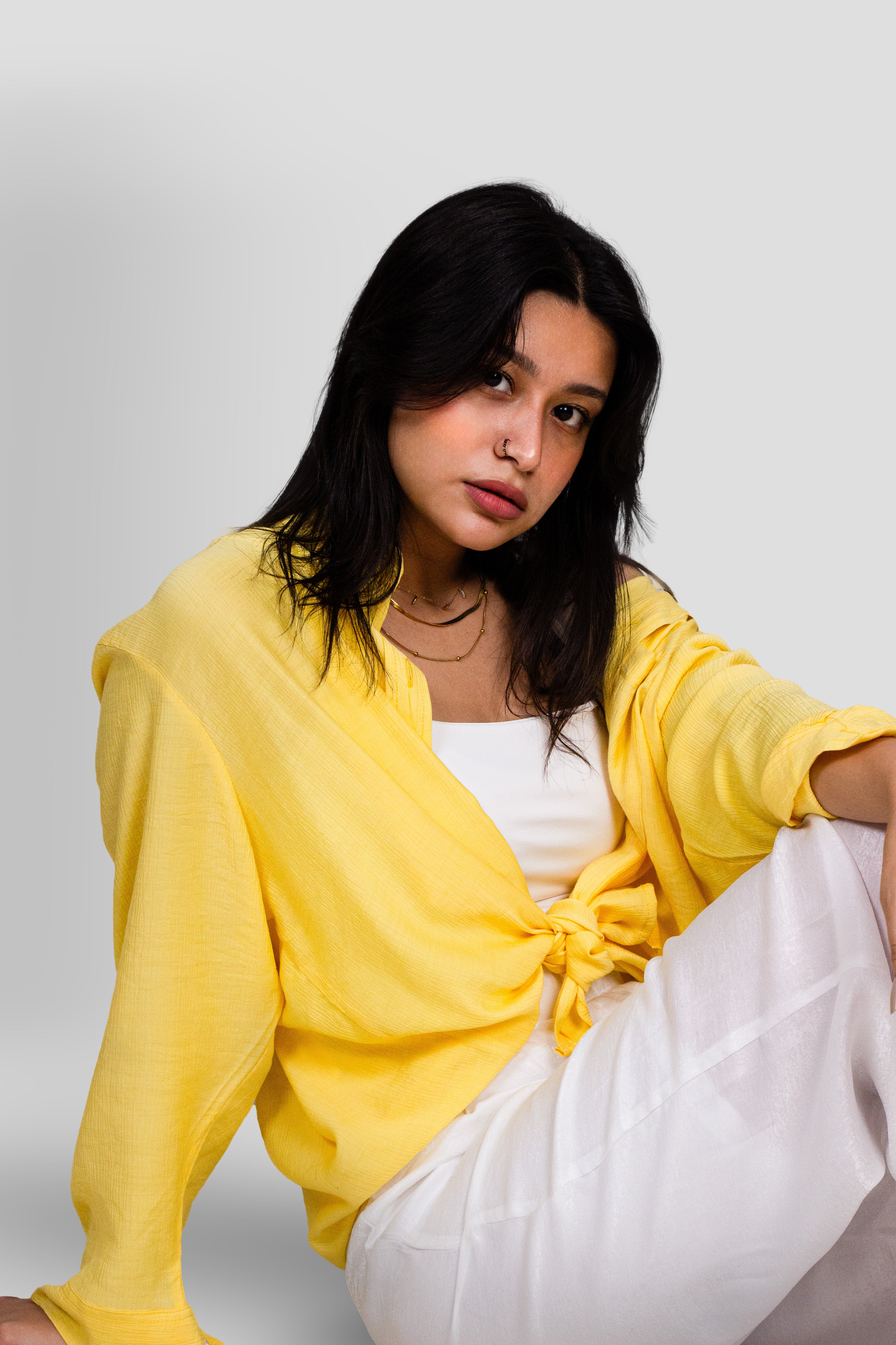 Yellow Linen Shirt