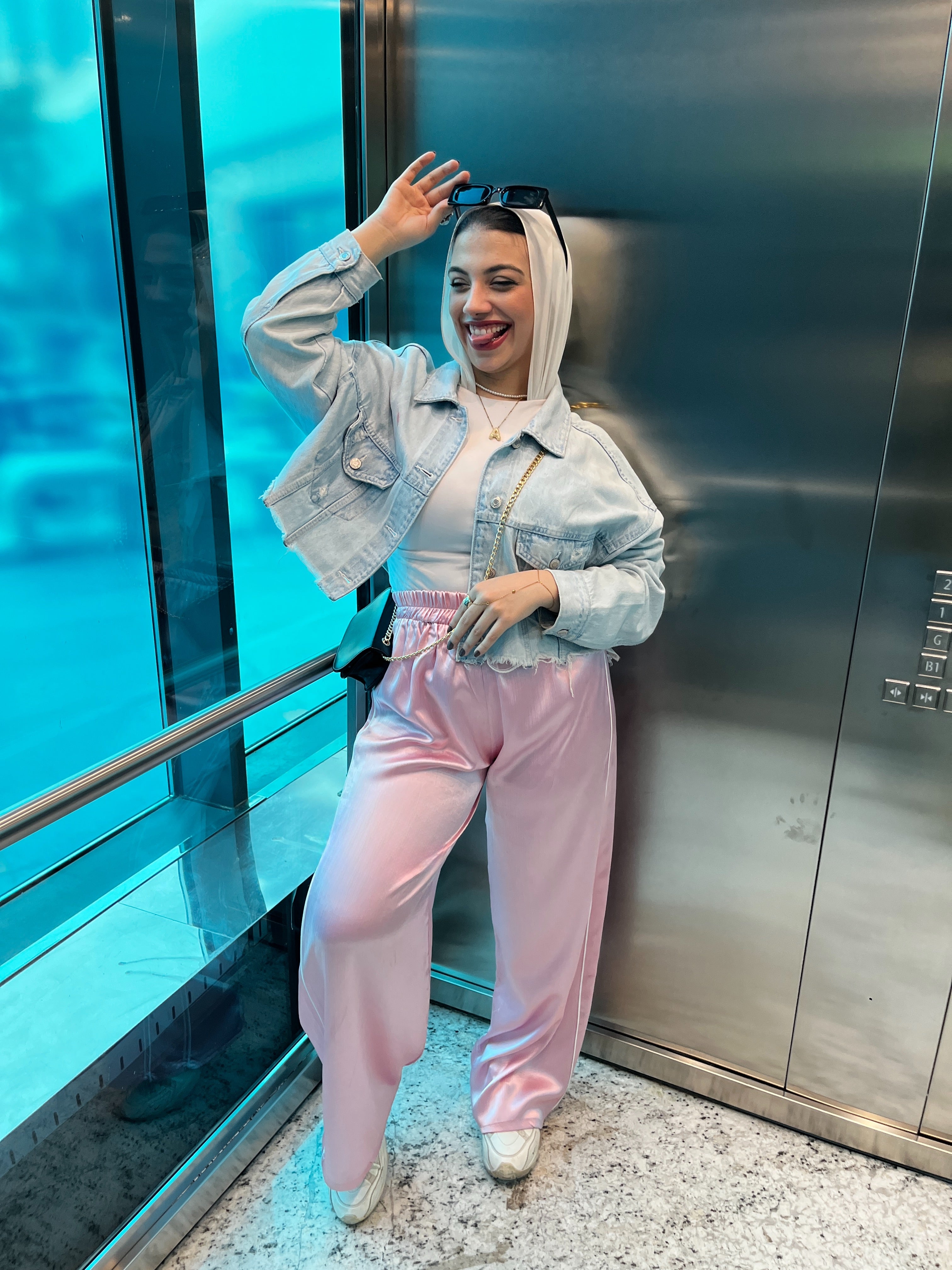 Satin pants