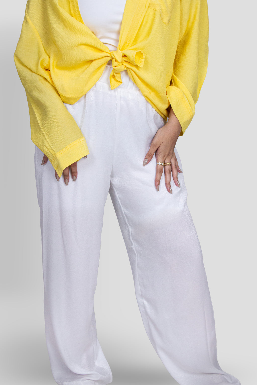 White Cover-Up Pants