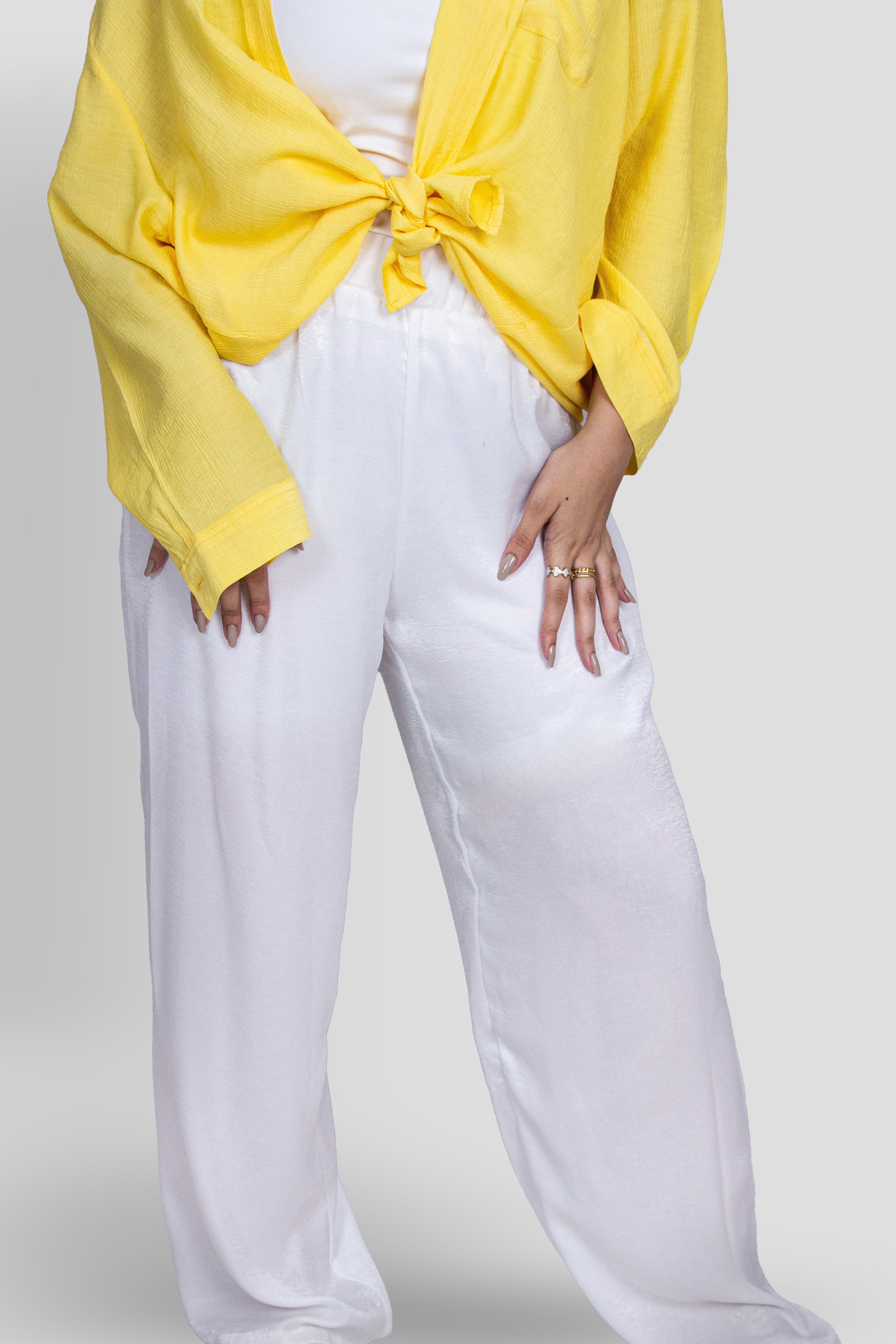 White Cover-Up Pants