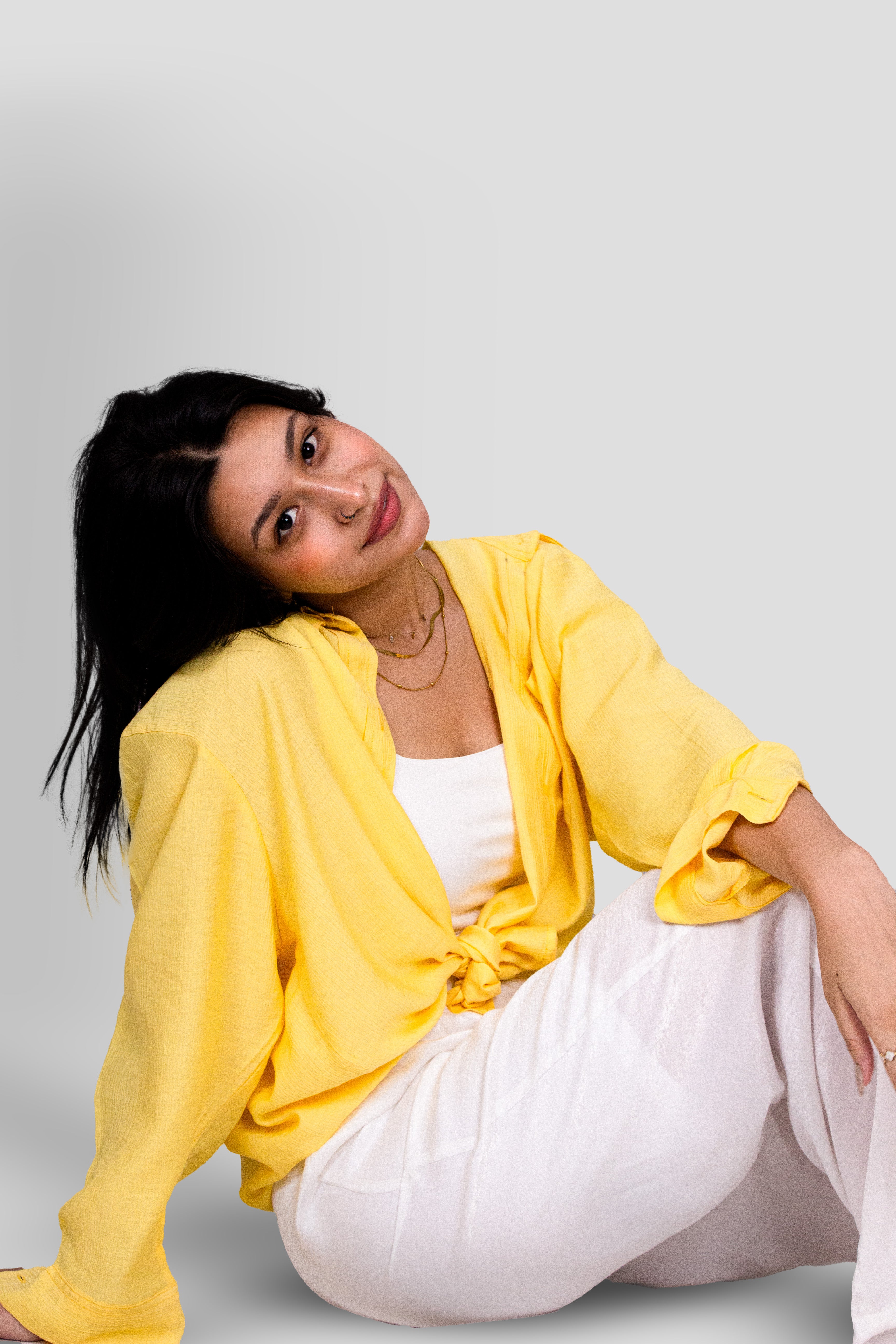 Yellow Linen Shirt
