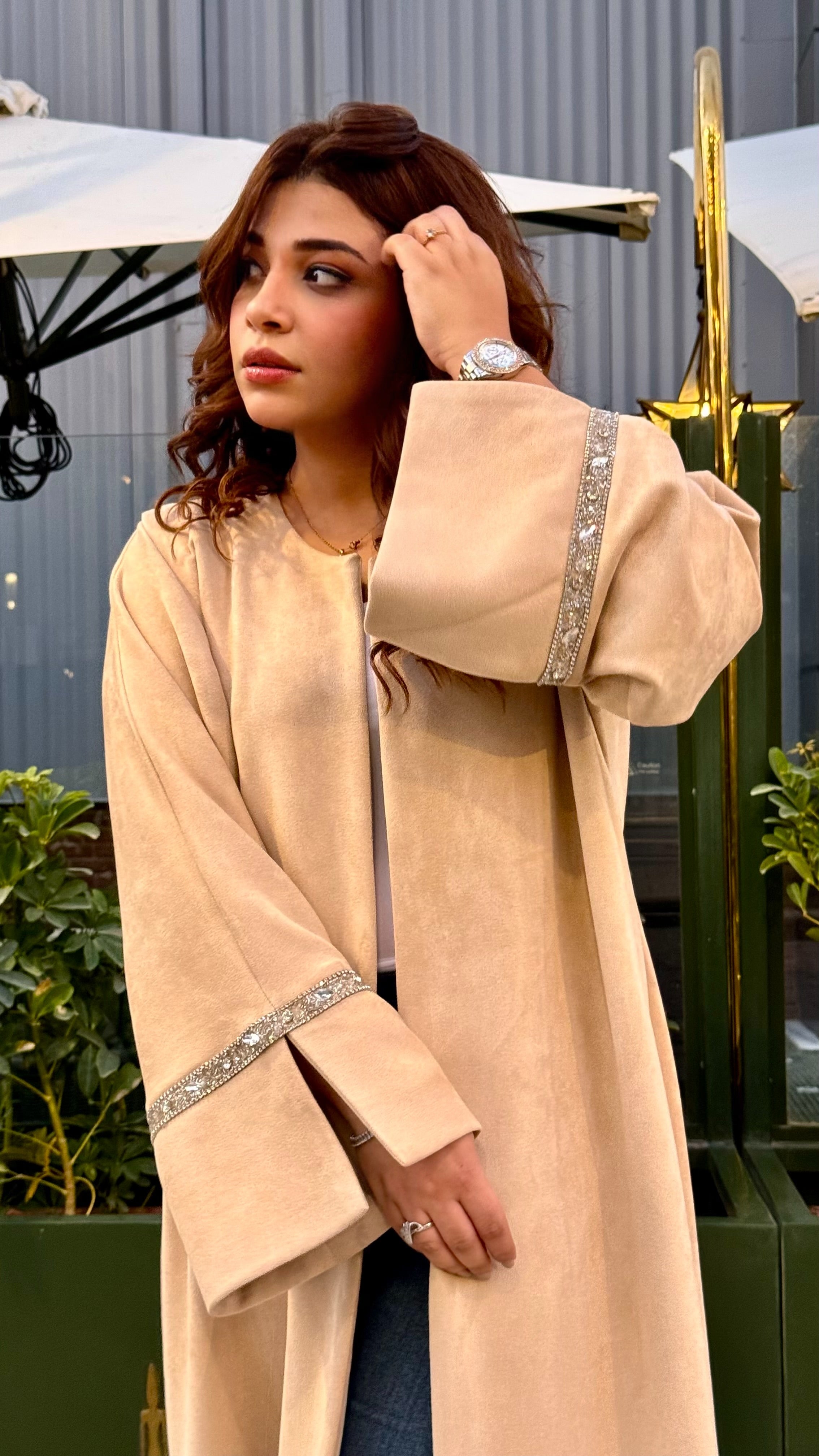 Suede Kaftan