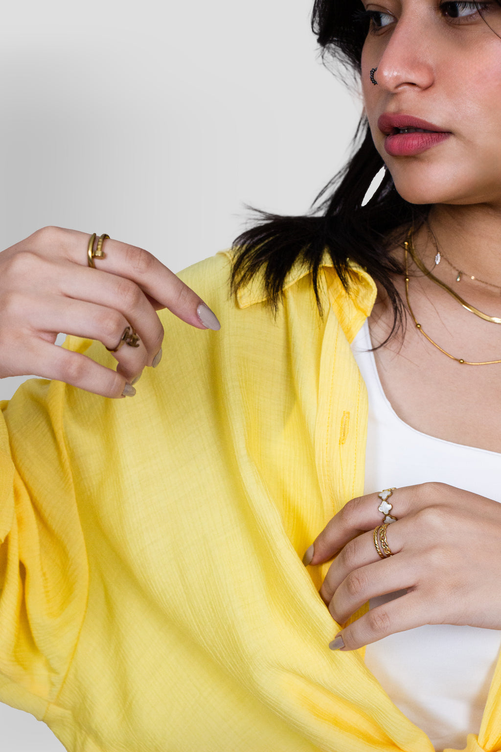 Yellow Linen Shirt
