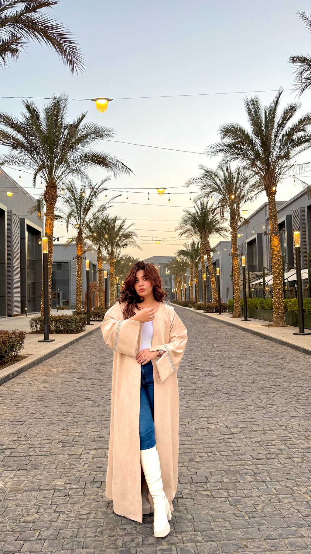 Suede Kaftan